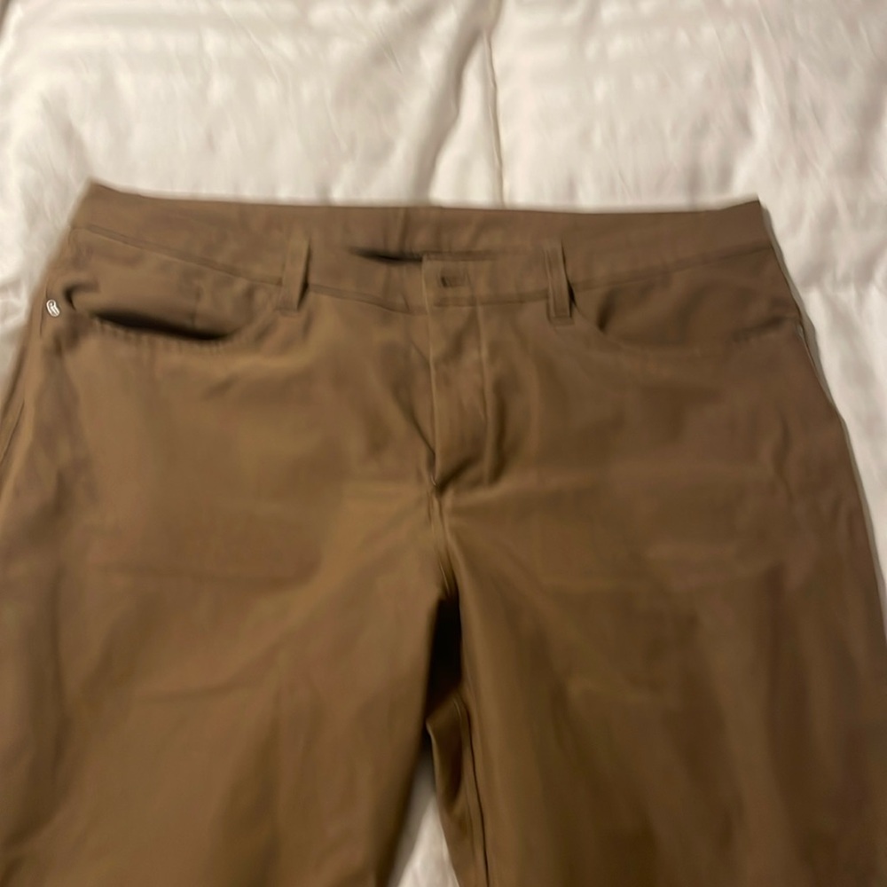 Lululemon ABC Classic Utilitech Pants - Men's Size 38x32 - Brown